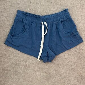 BDG Navy Women's Athletic Shorts